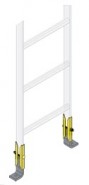 MID-CLHRES Ladder Tray - Wall Clamp