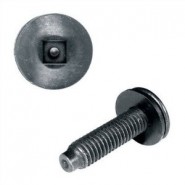 MID-HSK #10-32 x3/4" Security Square Rack Screws w/Pin - (100/pkg)