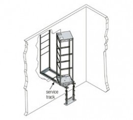 MID-TRACK31 AXS Rotating Rack System - Service Tracks - 31"