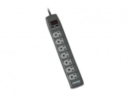 MIN-MMS370 7 Outlet Power Bar w/ Child Covers- 1080J Surge Suppressor