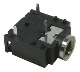 MODE-243910 3.5mm Stereo PC Mount Jack - 2 NC Switches