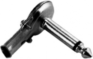 MODE-246100 1/4" Mono Metal Plug Right Angle - Nickel