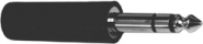 MODE-246210 1/4" Stereo Plastic Plug - Black