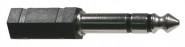 MODE-273530 3.5mm Stereo (F) Jack to 1/4" Stereo (M) Plug - Black
