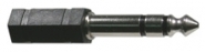 MODE-273531 3.5mm Stereo (F) Jack to 1/4" Stereo (M) Plug - Black