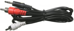 MODE-279740 3.5mm to 2xRCA Male Y-adaptor - 6'