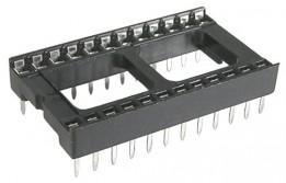 MODE-390080 8 position Dual Wipe Standard IC Socket