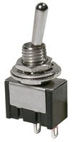 MODE-41230A0 Sub-Miniature Toggle Switch - On/Off SPST - 5A 125Vac