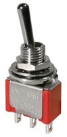 MODE-412340 Sub-Miniature Toggle Switch - On/MOn SPDT - 5A 125Vac