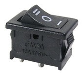 MODE-46145J0 Rocker Switch - On/Off/On SPDT - 6A 250Vac