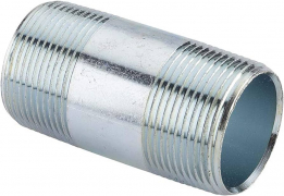 NES-NP15025 1-1/2" x 2-1/2" Rigid Conduit Nipple - Zinc Plated