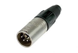 NEU-NC4MX Neutrik - 4 pole XLR male cable connector - Nickel