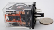 NTE-R1411D1024 Power Relay 8 Pin DPDT 10A 24Vdc