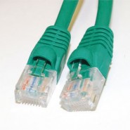 PAT-C5EGN000-004-GREEN Patch Cord moulded Cat5E - green - 4’