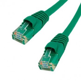 PAT-C5EGN000-015-GREEN Patch Cord moulded Cat5E - green - 15’