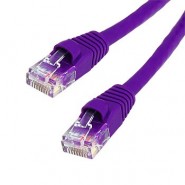 PAT-C5EPU000-001-PURPLE Patch Cord moulded Cat5E - purple - 1’