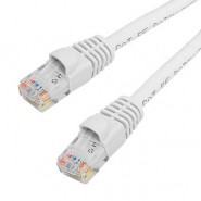 PAT-C5EWH000-002-WHITE Patch Cord moulded Cat5E - white - 2’