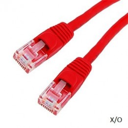 PAT-C6RD0000-001-RED Patch Cord moulded Cat6 - red - 1’