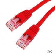 PAT-C6RD0000-001-RED Patch Cord moulded Cat6 - red - 1’