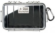 PEL-1050025100 Pelican - Micro Case  - 6.31" x 3.68" x 2.75" - Black/Clear