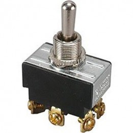 PHIL-30048 HDuty Toggle Switch - On/Off/On DPDT 20A 125Vac