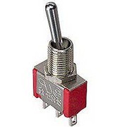 PHIL-3010007 Mini Toggle Switch On/Off - SPST 5A 125Vac