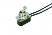PHIL-301720 Ball Toggle Switch w/leads - SPST On/Off 6A 125Vac