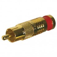 PLA-018055 RCA' RG59 Compression Connector - Gold