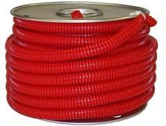 SLO-SL0375/0-015-RED 3/8"polyethylene Split Loom - Red - (15m)