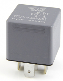 TEC-WAY75414 Standard Relay - 5 Terminal - SPDT- resistor- 12V 40/20A