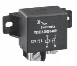 TEC-WAY75552 Power Relay - 4 Terminal - 12V 75A Parallel/Series Diodes