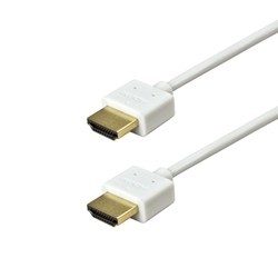 TENT-WV1153 HDMI/HDMI M/M 2K4K Ultra Thin - White - 6'