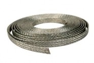 TFLX-MBN025SV Metal Braid - 1/4" Tinned Copper Sleeve - (100')