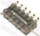 TII-68M21T Indoor 2-in 6-out Sealed Wire Terminal Bridge.