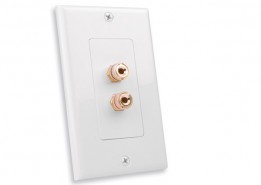 VAN-28146W 1 pair Binding Post Decor Wall Plate