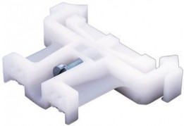 WIE-Z552274530 9708/S35 Plastic End Clamp for TS 35 DIN rail