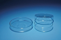 551-3620 Petri Dish, Borosilicate Glass - 100mm Dia x 20mm H - 10/pk