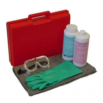 554-2506 Lab Spill Kit with Plastic Case