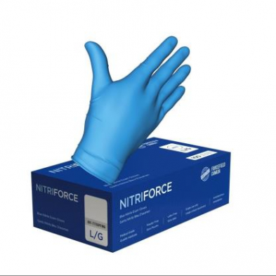 555-3427 NitriForce Nitrile Exam Gloves, 5 mil, Case of 1000, Medium