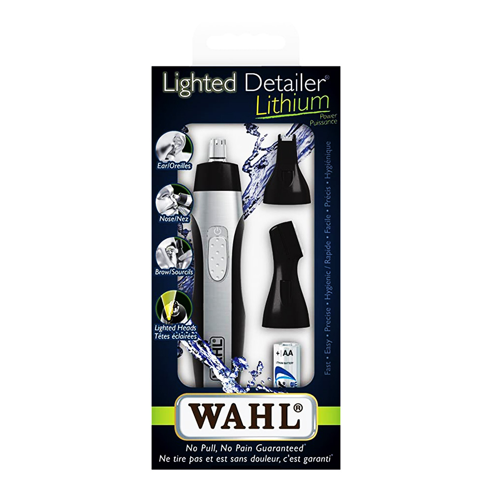 wahl lighted detailer lithium battery trimmer