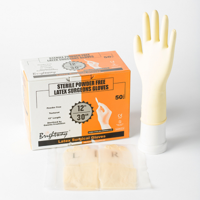 GLO-068F LATEX SURGICAL STERILE GLOVES, PF, SIZE 6.5