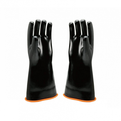  RUBBER SAFETY GLOVES WITH SMOOTH FINISH