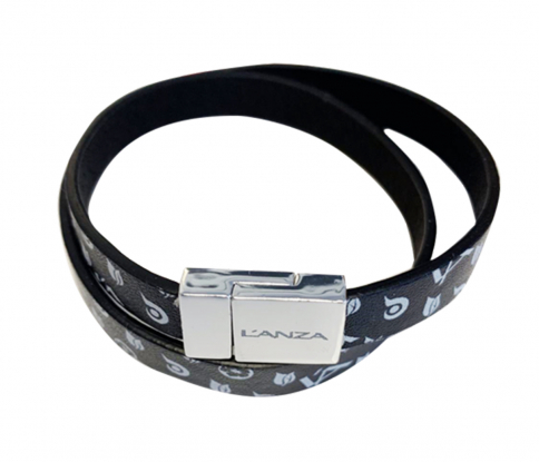 A00389 LANZA Double-Wrap Bracelet