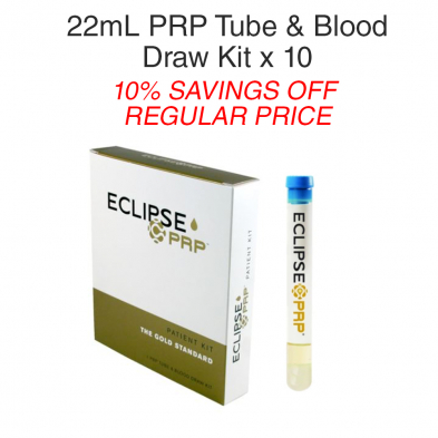 ECLPRP2000CAN10PK 22ml PRP Tube & Blood Draw Kit 10 Pack