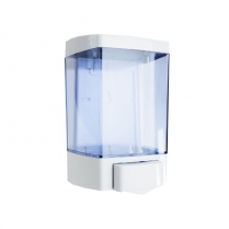 MC1060-W Clear VU White Soap Dispenser 46oz