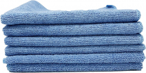 MIC1616-BLUE-200 16X16 SHINE MICROFIBER TOWELS - BLUE  200 per case