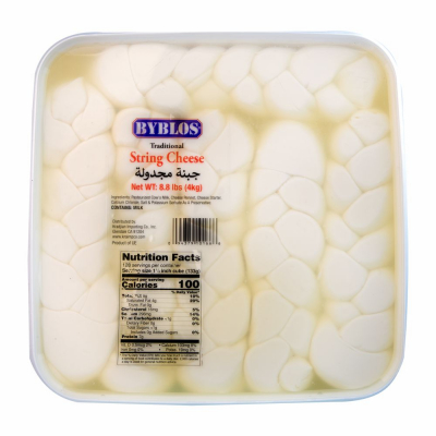 10-166-2 BYBLOS TRADITIONAL STRING CHEESE 4 KG
