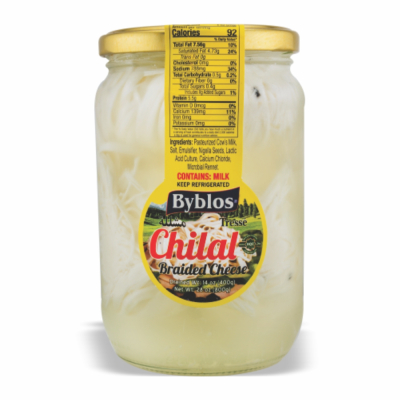 10-178-2 BYBLOS CHILALL CHEESE JARS 12/400 GR