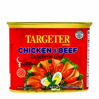 13-207-1 TARGET CHICKEN & BEEF LUNCHEON MEAT 24/340 GR