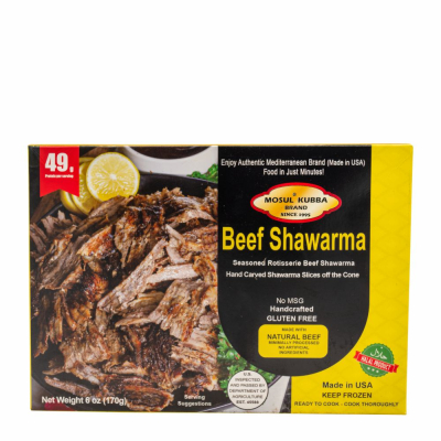 15-416-2 MOSUL  KUBBA SHAWARMA BEEF 8/6OZ